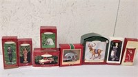 Hallmark keepsake ornaments in boxes