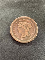 1854 Liberty One Cent