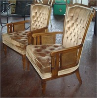 King and Queen wing back chairs