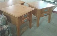 Two end tables - matching lot 20