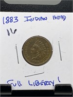 1883 INDIAN HEAD PENNY