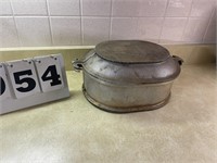 Vintage Aluminum Baking Dish with Lid