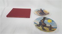 TWO NORMAN ROCKWELL COLLECTOR PLATES