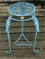 Painted Metal Plant Stand