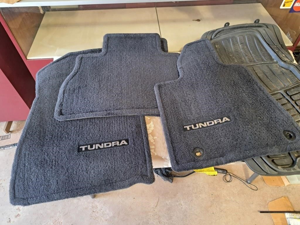 Set of Tundra floor matts