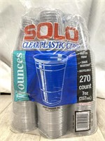 Solo Clear Plastic Cups 7oz