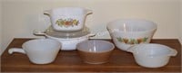 (K) Corning Ware, Maple Leaf & Other Glass Ware