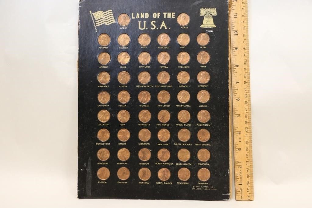 Land of the USA Pennies