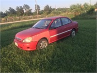 Kia Rio runs and drives