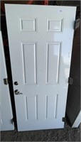 36" x 80" 6 Panel Steel Entry Door