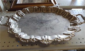 Large Footed Serving Tray