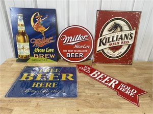 Beer related signs