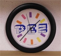 1996 PEZ wall clock, battery operated