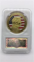 Donald Trump Collectible Slabbed Coin