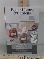 New 3-piece spice container set with labels from