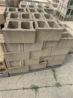 56 16x12x8 split face cinder block