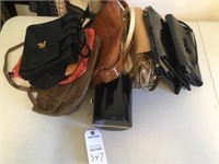 10 women's purses (variety)