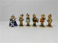 6 Small Hummel Figurines