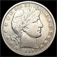 1899-S Barber Half Dollar CLOSELY UNCIRCULATED