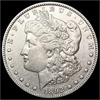 1892 Morgan Silver Dollar CLOSELY UNCIRCULATED