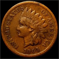 1864 Indian Head Penny NICELY CIRCULATED