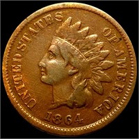 1864 Indian Head Penny NICELY CIRCULATED