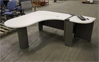 Large 2-Piece Desk, Approx 72"x66"x29"