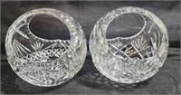 Handmade Lead Crystal Baskets