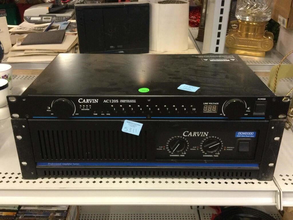 Carvin ac120s sequenced output power conditioner.