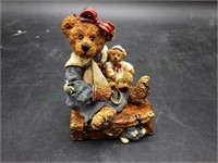 Boyds Bears Bailey Bear w/Suitcase (Sailor Dress)
