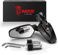 MZS Bar End Mirrors | 7/8 Motorcycle Rear View