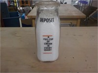 Begeacres half pt milk bottle