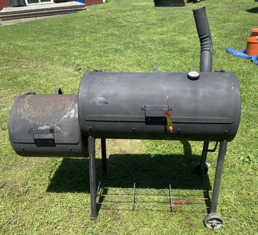 Brinkmann Smoke’n Pit Charcoal Smoker, 52x18x40in