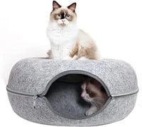 Cat Cave Cat Donut Tunnel Bed 24 Inches