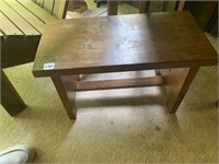 23X11X13 SMALL WOOD BENCH