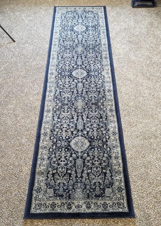 96"x26" Thomasville Blue Hallway Rug #1