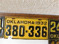 1932 Oklahoma License plate