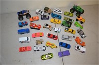 Various Hotwheel Style Cars