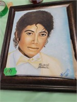 Michael Jackson oil painting (12"x14")