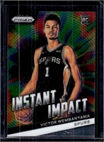 Victor Wembanyama Instant Impact Rookie Card