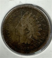 1862  Indian Head Penny