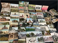 Vintage Wisconsin Postcard Lot Small/Med City