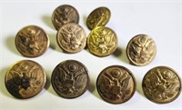 Army Uniform Buttons,  Art Metal Works