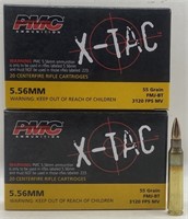 (V) PMC X-TAC 5.56mm Centerfire Rifle Cartridges