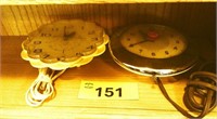 (2) Vintage Wall Clocks