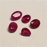 207F- natural ruby 1.5ct gemstones $200