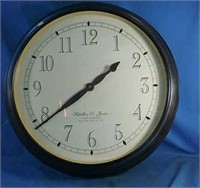 Large battery operated wall clock   24" round