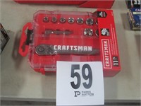 (11) Piece Craftsman 3/8" Drive Socket Set