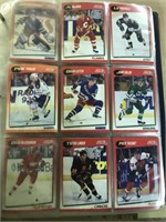 Binder Of 1991 Score Hockey Cards