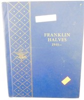 (1) book of Franklin half dollars from 1948 to